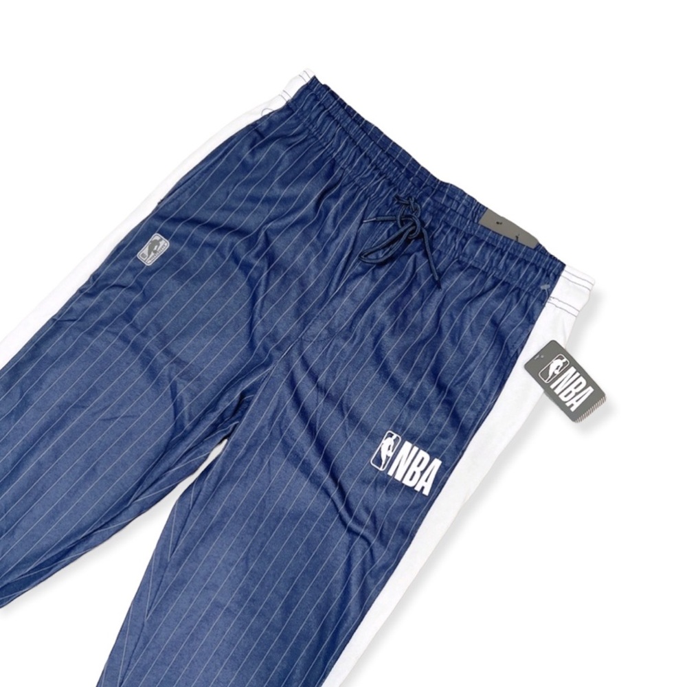 NBA Striped Comfort Fit Track Pants w/Elastic Waist New with Tag